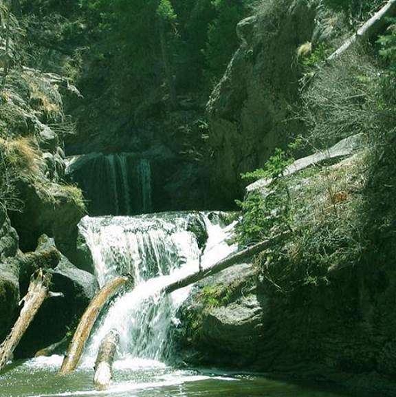 E Fork Jemez Box Falls