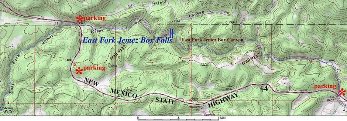 East Fork Jemez Box Falls